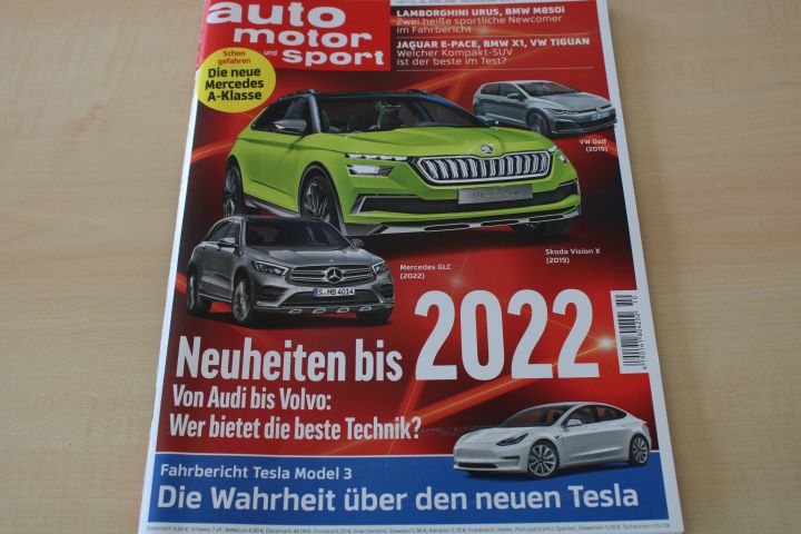 Deckblatt Auto Motor und Sport (10/2018)